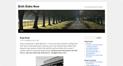Desktop Screenshot of bothsidesnow.paulglover.net